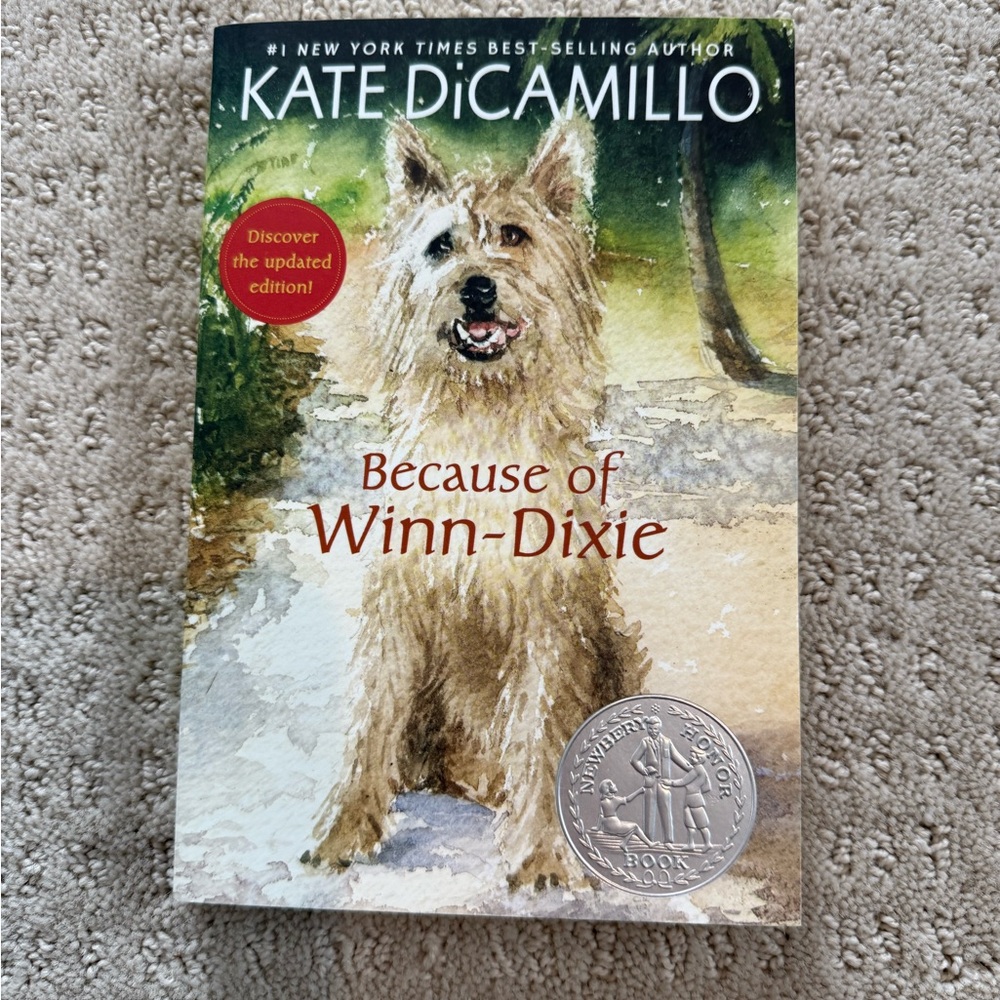 Book: Because of Winn-Dixie by Kate DiCamillo